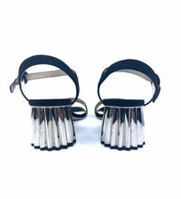 Load image into Gallery viewer, PRADA Size 9 Black Suede Sandals
