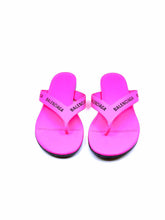 Load image into Gallery viewer, BALENCIAGA Size 8.5 Hot Pink Leather Sandals
