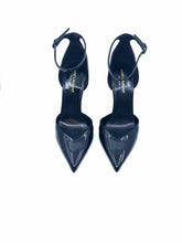 Load image into Gallery viewer, SAINT LAURENT Size 8 Black Patent Leather Pumps
