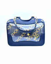 Load image into Gallery viewer, LOUIS VUITTON Charms Cabas Vintage Brown Leather Pvc Handbag
