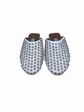 Load image into Gallery viewer, ALAIA Size 8 White Leather Slide
