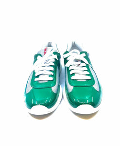 PRADA Size 12 Green Men's Sneakers