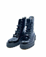 Load image into Gallery viewer, LOUIS VUITTON Size 8 Black Patent Leather Ankle Boot
