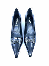 Load image into Gallery viewer, PRADA Size 5 Black Pumps
