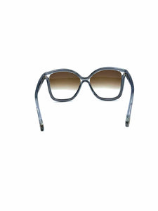 CHLOE Grey, White Square Solid Sunglasses