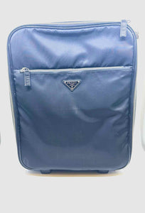 PRADA Black Nylon Rolling Luggage