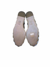Load image into Gallery viewer, CHANEL Size 7.5 Beige, Black Patent Leather Oxfords
