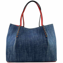 Load image into Gallery viewer, CHRISTIAN LOUBOUTIN Cabata Denim Tote
