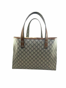 GUCCI Beige Coated canvas Handbag
