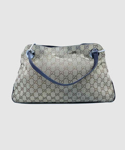 GUCCI Brown Canvas LOGO Handbag