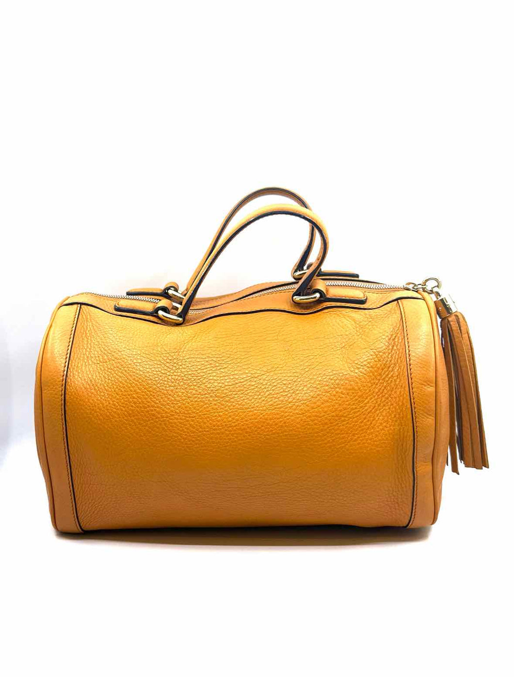 GUCCI Orange Leather Handbag