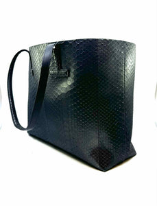 TOM FORD Gunmetal Leather Handbag