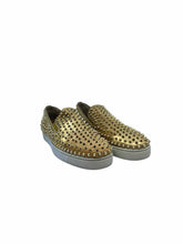 Load image into Gallery viewer, CHRISTIAN LOUBOUTIN Size 13 Gold Men&#39;s Sneakers
