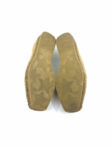 JIMMY CHOO Size 8 Natural CORK Woven Flats