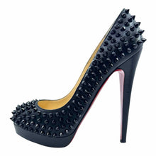 Load image into Gallery viewer, CHRISTIAN LOUBOUTIN Size 6.5 Black Leather Studs Studs Pumps
