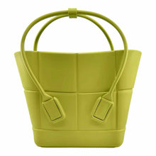 Load image into Gallery viewer, BOTTEGA VENETA Arco MINI Lime Green Rubber Woven Handbag
