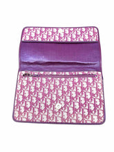 Load image into Gallery viewer, CHRISTIAN DIOR Maroon Canvas Monogram Clutch
