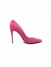 Load image into Gallery viewer, CHRISTIAN LOUBOUTIN Size 9.5 Pink Suede Pumps
