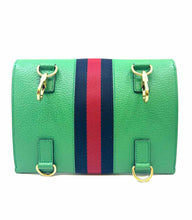 Load image into Gallery viewer, GUCCI Green Leather Clutch
