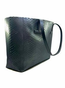 TOM FORD Gunmetal Leather Handbag