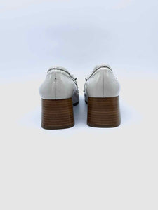 BALDININI Size 6 Taupe Patent Leather Solid Pumps