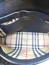 Load image into Gallery viewer, BURBERRY Black Leather Solid Handbag
