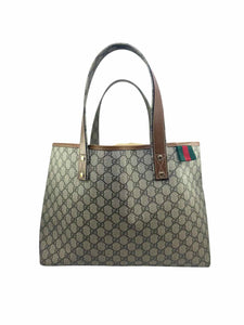 GUCCI Beige Coated canvas Handbag