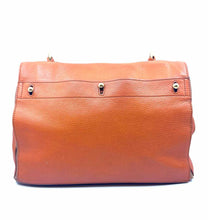 Load image into Gallery viewer, YVES SAINT LAURENT Orange Leather Solid Handbag

