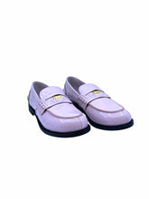 Load image into Gallery viewer, MIU MIU Size 9 Pink Patent Leather Solid Loafers
