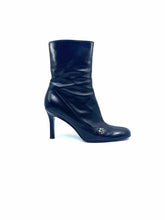 Load image into Gallery viewer, CHANEL Size 7 Black Leather Ankle Boot
