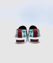 Load image into Gallery viewer, GUCCI Size 6 Blue Floral Sneakers
