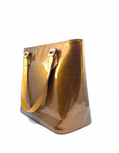 Load image into Gallery viewer, LOUIS VUITTON Houston Tote Bronze Patent Leather Monogram Vernis Handbag
