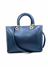 Load image into Gallery viewer, CHRISTIAN DIOR Lady Dior Black Leather Solid Handbag
