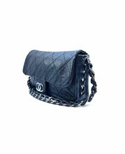 Load image into Gallery viewer, CHANEL Black Leather Quilted caviar Handbag
