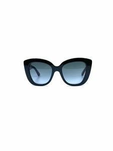 GUCCI Black Square Solid Sunglasses
