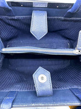 Load image into Gallery viewer, FENDI 2 Jours Navy Leather Solid Handbag
