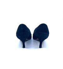 Load image into Gallery viewer, PRADA Size 10 Black Suede Solid Pumps
