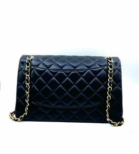 CHANEL Black Leather Handbag