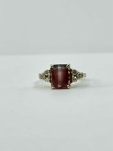 Load image into Gallery viewer, Tourmaline Diamond 14K Ring
