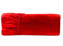 Load image into Gallery viewer, VALENTINO Red Satin Clutch
