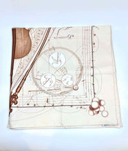 Load image into Gallery viewer, HERMES Beige Print Square Scarf
