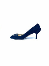 Load image into Gallery viewer, PRADA Size 10 Black Suede Solid Pumps
