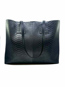 TOM FORD Gunmetal Leather Handbag