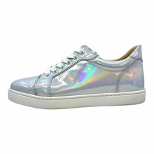 Load image into Gallery viewer, Louboutin Size 9 Silver Sneakers
