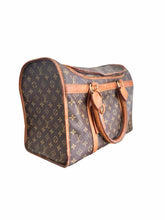 Load image into Gallery viewer, LOUIS VUITTON BROWN &amp; BEIGE Coated canvas Dog Carrier
