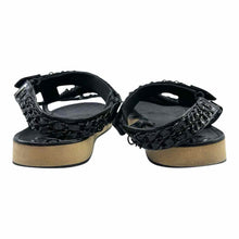 Load image into Gallery viewer, CHANEL Leather Chain Sandals | 10
