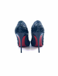 CHRISTIAN LOUBOUTIN Size 9.5 Black Pumps