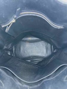 HERMES Black Leather Handbag