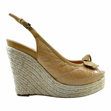 Load image into Gallery viewer, CHRISTIAN DIOR Patent Leather Wedge | 10
