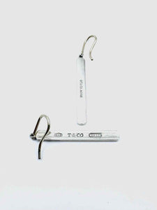 TIFFANY & CO Silver Pierced Earrings